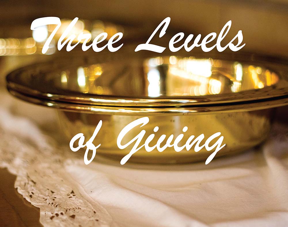 Three Levels of Giving Image